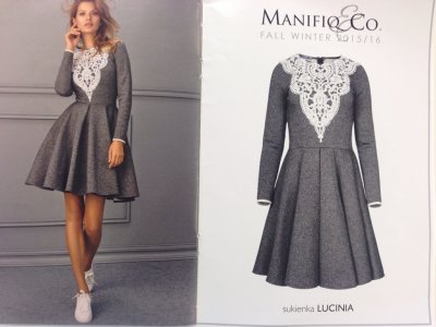 Sukienka Manifiq&Co Lucinia sale M - 6460602286 - oficjalne archiwum Allegro