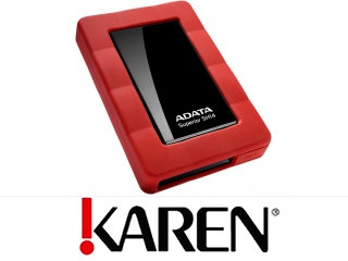 ADATA SH14 1TB USB3.0 Red Wodo-Wstrząod Karen