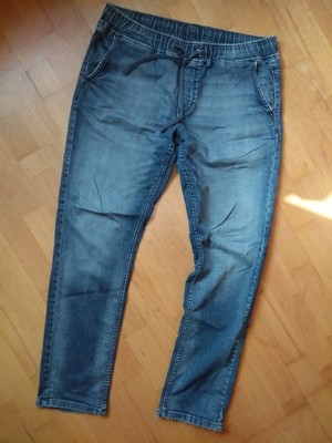 C&A spodnie męskie jeansy L na gumce tregginsy - 6987357574 - oficjalne  archiwum Allegro
