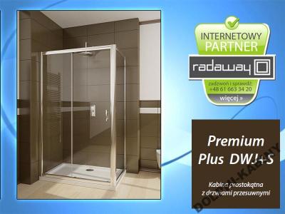 *Kabina Premium Plus DWJ+S 140x80x190 RADAWAY