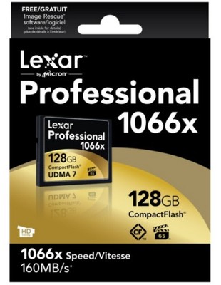Oryg. Lexar CF Card 128GB 1066x Professional UDMA7