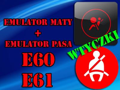 EMULATOR MATY + EMULATOR PASA BMW E60 E61 WTYCZKI
