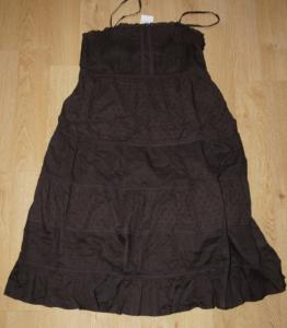 Marks&amp;Spencer sukienka ciążowa brąz 40-42 UK14