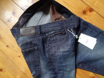 ARMANI Collezioni Blue Faded SLIM Jeans R. 31/34