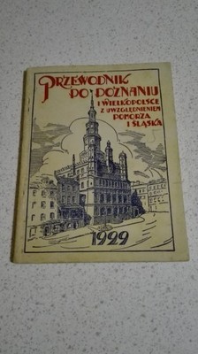 Przewodnik po Poznaniu i Wielkopolsce plan 1929