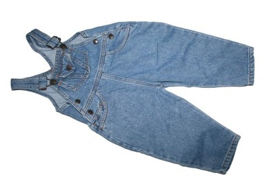 Lindex Ogrodniczki jeans 74cm 6-12m 17a117