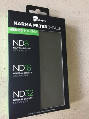 GoPro Hero5 Karma ND 8/16/32 filtry