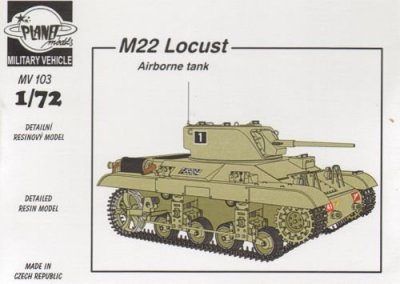 M22 Locust WWII Airborne Tank - Planet Models 1/72