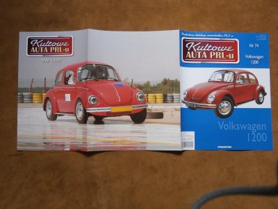 Gazetka Kultowe Auta PRL - u nr 74 Volkswagen 1200