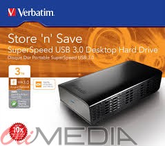 Verbatim Store'n'save Superspeed USB 3.0 3TB NOWY
