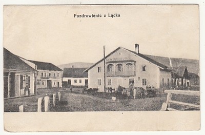 Łącko k Nowy Sącz Limanowa - Rynek - ok1910
