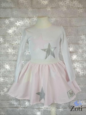 Bon Bon spódnica + bluzka 116 cm gwiazdy gwiazdki