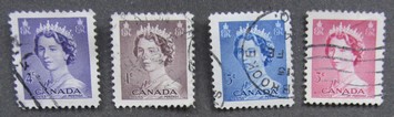Kanada 1953r. Seria - królowa Elżbieta II.