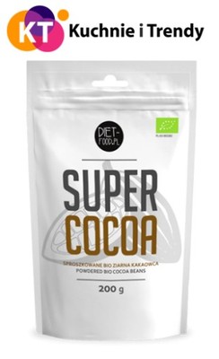 Sproszkowane ziarna kakaowca BIO COCOA 200g