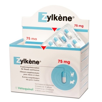 ZYLKENE Vetoquinol tabletki STRES LĘK 75mg 100szt
