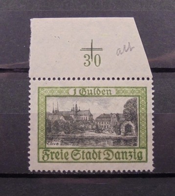 1924 WMG Danzig - Widoki Gdańska 1 Gulden - czysty