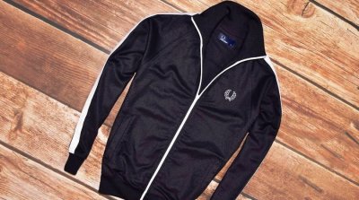 FRED PERRY _ PORTUGAL NAVY OLDSCHOOL ZIPPER _ XS