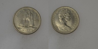 Kanada 10 Cents 1978 rok od 1zl i BCM