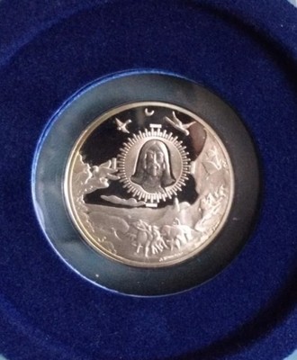 Włochy, Medal,Jubileusz Roku 2000 Kościół Srebro