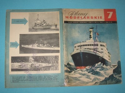 Plany Modelarskie 7 - lodołamacz LENIN + krążownik