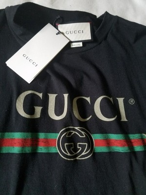 tshirt bluzka Gucci oryginalna numery metki wada - 6741893661 - oficjalne  archiwum Allegro