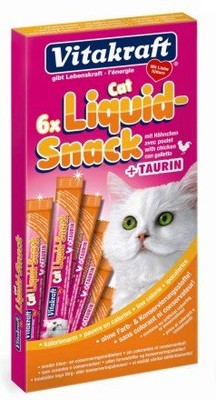 Vitakraft Cat Liquid-Snack z Kurczakiem 6x15g