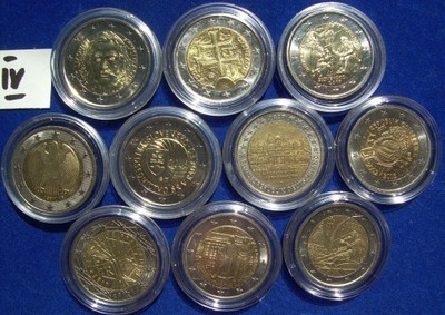 Zestaw IV Monet 2 euro