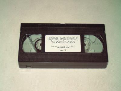 IRON MAIDEN - THE WICKER MAN- PROMO VHS UNIKAT! R3