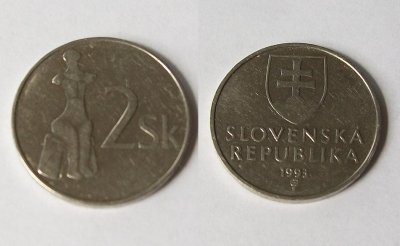2 Korony 1993 Słowacja