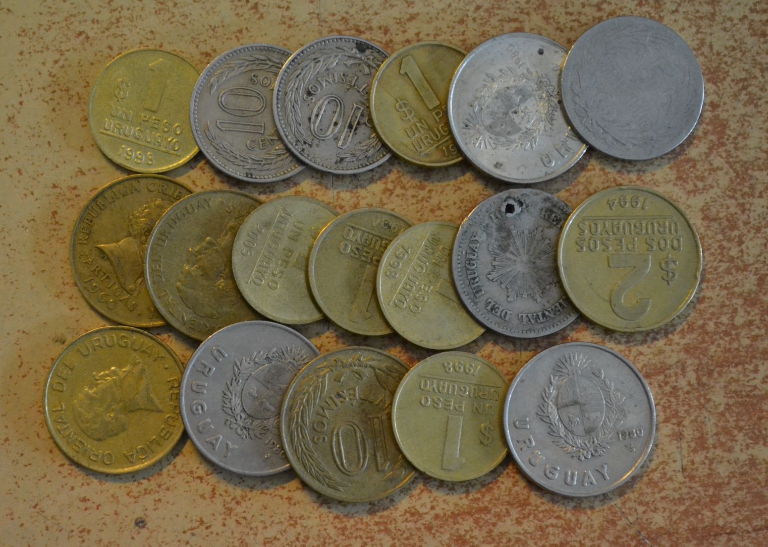 Urugwaj Uruguay zestaw 18 monet - miks BCM