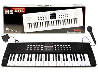 Czarne Organy Keyboard mikrofon HS5416C IN0044