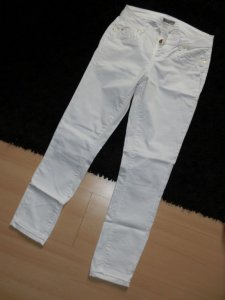 białe spodnie skiny ORSAY 34 nowe - 6114996618 - oficjalne archiwum Allegro
