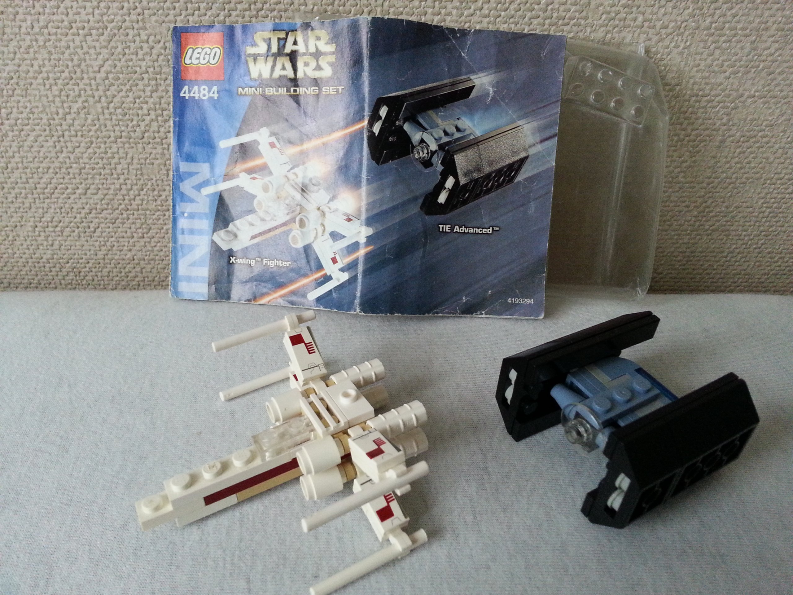 udendørs prop virkningsfuldhed LEGO Star Wars X-Wing Fighter,TIE Advanced 4484 - 7068059158 - oficjalne  archiwum Allegro