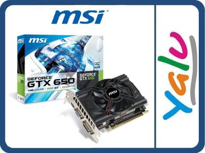 MSI GeForce GTX650 OC 1GB 128bit HDMI +BONUSY GRY