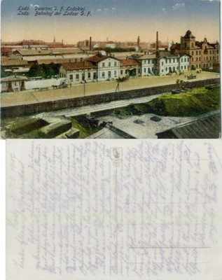 Łódź Dworzec Fabryczny 1917r.