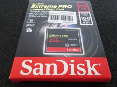 SANDISK EXTREME PRO CF 256GB  160MB/S