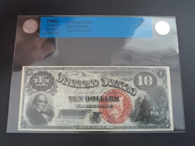 USA 10 DOLLARS 1880 CIEKAWE GRADING OD 1 ZŁ!