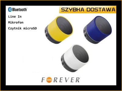 Przenośny głośnik Forever BS-100 bluetooth kolory