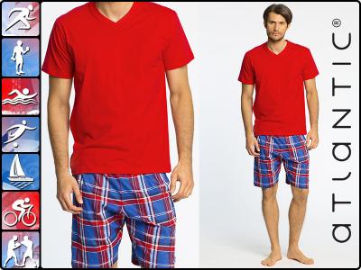 % piżama ATLANTIC Embajador EMN 025, czerwona, L