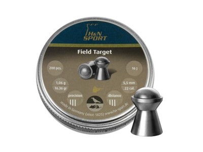 Śrut H&amp;N Field Target 5,5mm 200szt Precyzyjny