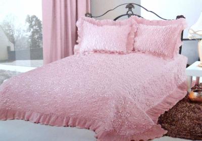 narzuta na łóżko różowa, fioletowa+2 jaśki 230x250 - 2891691013 - oficjalne  archiwum Allegro