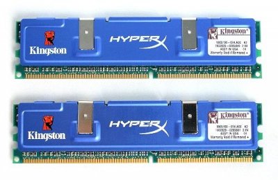 1GB(2x512MB) DDR 433Mhz PC3500 KINGSTON HYPERX