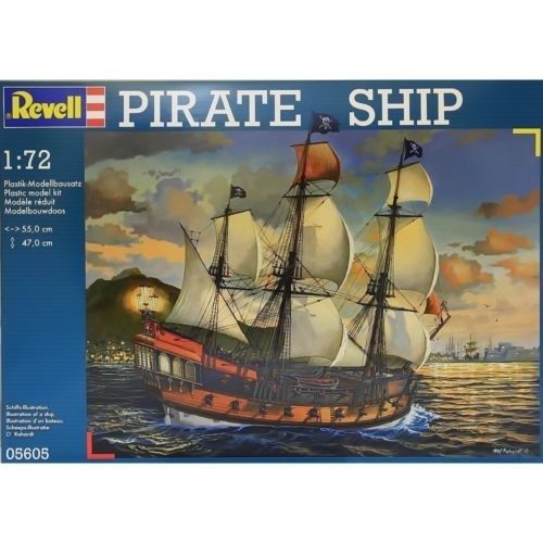 Model do sklejania REVELL Pirate Ship - typowy sta