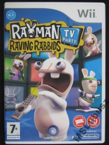 RAYMAN RAVING RABBIDS TV PARTY  Wii BDB  50 GIER!