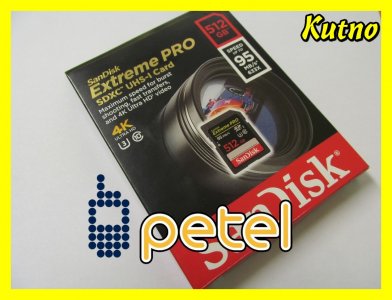 NOWA Karta Sandisk 512GB SDXC UHS-I 95MB/s PETEL