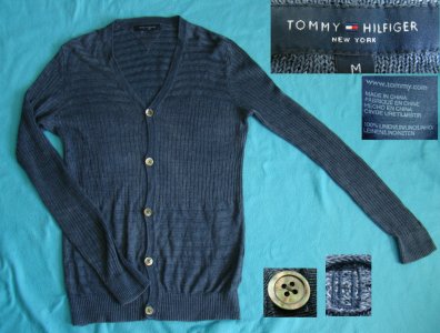 Sweter Tommy Hilfiger 100% len rozmiar M