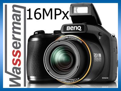 Aparat BenQ GH650 16MP Zoom 26X Filmy HD + Etui