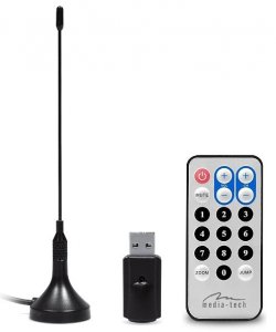 Mini Tuner DVB-T USB Media-Tech + PILOT + ANTENA