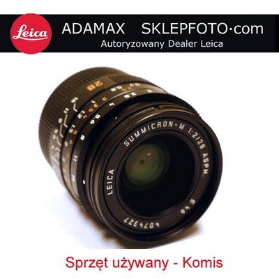 Leica 28 f/2 Summicron-M - Obiektyw Używany  (AR)