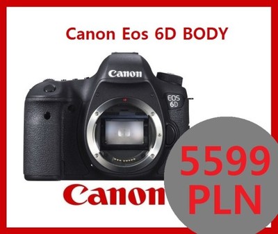 Canon Eos 6D BODY Korpus Nowy Gwarancja F-VAT 23%